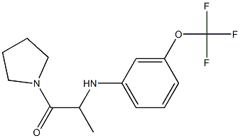 1-(pyrrolidin-1-yl)-2-{[3-(trifluoromethoxy)phenyl]amino}propan-1-one