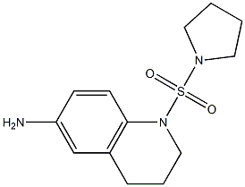 1-(pyrrolidine-1-sulfonyl)-1,2,3,4-tetrahydroquinolin-6-amine Structure