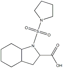 1-(pyrrolidine-1-sulfonyl)-octahydro-1H-indole-2-carboxylic acid|