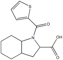 1-(thien-2-ylcarbonyl)octahydro-1H-indole-2-carboxylic acid Structure