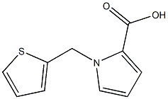 1-(thien-2-ylmethyl)-1H-pyrrole-2-carboxylic acid 结构式