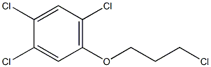 1,2,4-trichloro-5-(3-chloropropoxy)benzene,,结构式