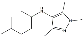1,3,5-trimethyl-N-(5-methylhexan-2-yl)-1H-pyrazol-4-amine|
