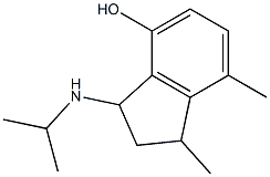 1,7-dimethyl-3-(propan-2-ylamino)-2,3-dihydro-1H-inden-4-ol Structure