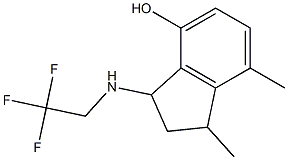 1,7-dimethyl-3-[(2,2,2-trifluoroethyl)amino]-2,3-dihydro-1H-inden-4-ol