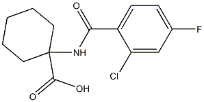  1-[(2-chloro-4-fluorobenzene)amido]cyclohexane-1-carboxylic acid