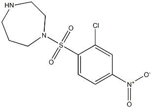  1-[(2-chloro-4-nitrobenzene)sulfonyl]-1,4-diazepane