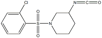 1-[(2-chlorobenzene)sulfonyl]-3-isocyanatopiperidine