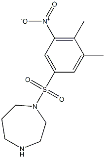 1-[(3,4-dimethyl-5-nitrobenzene)sulfonyl]-1,4-diazepane