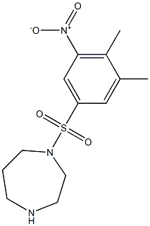  1-[(3,4-dimethyl-5-nitrobenzene)sulfonyl]-1,4-diazepane