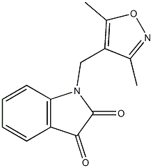 1-[(3,5-dimethyl-1,2-oxazol-4-yl)methyl]-2,3-dihydro-1H-indole-2,3-dione