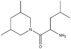 1-[(3,5-dimethylpiperidin-1-yl)carbonyl]-3-methylbutylamine