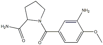 1-[(3-amino-4-methoxyphenyl)carbonyl]pyrrolidine-2-carboxamide