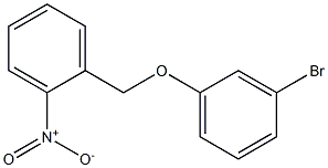 1-[(3-bromophenoxy)methyl]-2-nitrobenzene,,结构式