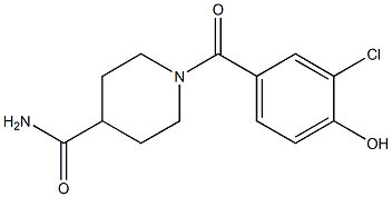 1-[(3-chloro-4-hydroxyphenyl)carbonyl]piperidine-4-carboxamide