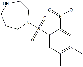 1-[(4,5-dimethyl-2-nitrobenzene)sulfonyl]-1,4-diazepane