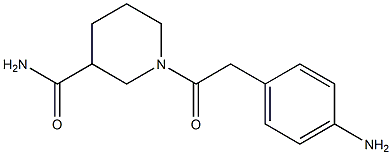  1-[(4-aminophenyl)acetyl]piperidine-3-carboxamide