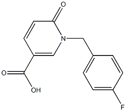 1-[(4-fluorophenyl)methyl]-6-oxo-1,6-dihydropyridine-3-carboxylic acid