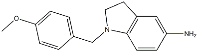  1-[(4-methoxyphenyl)methyl]-2,3-dihydro-1H-indol-5-amine