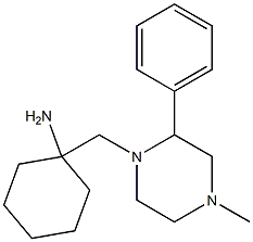 1-[(4-methyl-2-phenylpiperazin-1-yl)methyl]cyclohexan-1-amine Structure