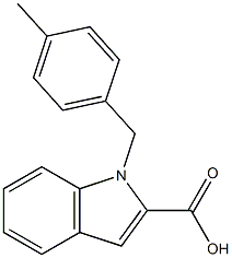 1-[(4-methylphenyl)methyl]-1H-indole-2-carboxylic acid Structure