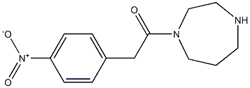 1-[(4-nitrophenyl)acetyl]-1,4-diazepane Structure