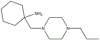 1-[(4-propylpiperazin-1-yl)methyl]cyclohexan-1-amine Structure