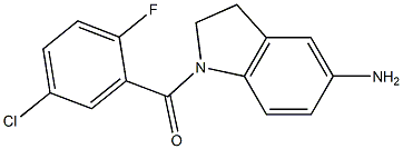 1-[(5-chloro-2-fluorophenyl)carbonyl]-2,3-dihydro-1H-indol-5-amine