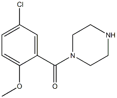 1-[(5-chloro-2-methoxyphenyl)carbonyl]piperazine