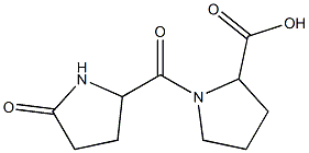 1-[(5-oxopyrrolidin-2-yl)carbonyl]pyrrolidine-2-carboxylic acid Structure