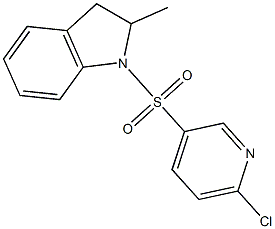  1-[(6-chloropyridine-3-)sulfonyl]-2-methyl-2,3-dihydro-1H-indole