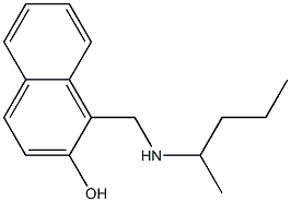 1-[(pentan-2-ylamino)methyl]naphthalen-2-ol|