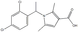 1-[1-(2,4-dichlorophenyl)ethyl]-2,5-dimethyl-1H-pyrrole-3-carboxylic acid