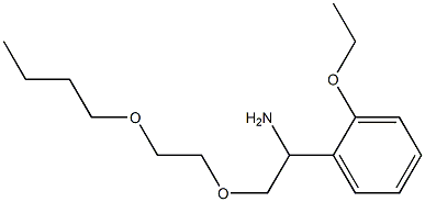 1-[1-amino-2-(2-butoxyethoxy)ethyl]-2-ethoxybenzene,,结构式