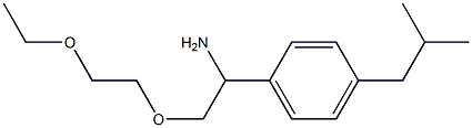  1-[1-amino-2-(2-ethoxyethoxy)ethyl]-4-(2-methylpropyl)benzene