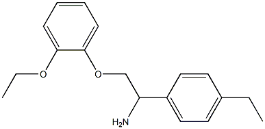  1-[1-amino-2-(2-ethoxyphenoxy)ethyl]-4-ethylbenzene