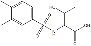 2-[(3,4-dimethylbenzene)sulfonamido]-3-hydroxybutanoic acid