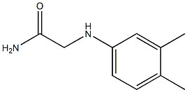 2-[(3,4-dimethylphenyl)amino]acetamide 结构式