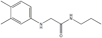  2-[(3,4-dimethylphenyl)amino]-N-propylacetamide