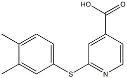 2-[(3,4-dimethylphenyl)sulfanyl]pyridine-4-carboxylic acid
