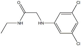 2-[(3,5-dichlorophenyl)amino]-N-ethylacetamide 化学構造式