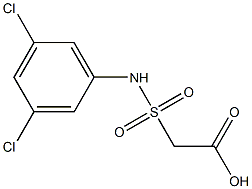 2-[(3,5-dichlorophenyl)sulfamoyl]acetic acid Structure