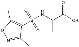 2-[(3,5-dimethyl-1,2-oxazole-4-)sulfonamido]propanoic acid|