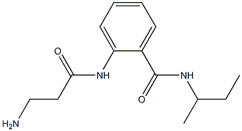  2-[(3-aminopropanoyl)amino]-N-(sec-butyl)benzamide