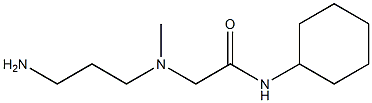 2-[(3-aminopropyl)(methyl)amino]-N-cyclohexylacetamide