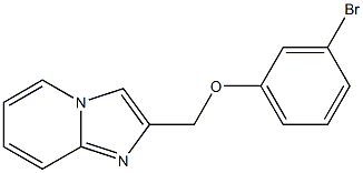2-[(3-bromophenoxy)methyl]imidazo[1,2-a]pyridine Structure