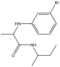  2-[(3-bromophenyl)amino]-N-(butan-2-yl)propanamide