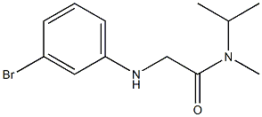 2-[(3-bromophenyl)amino]-N-methyl-N-(propan-2-yl)acetamide Structure