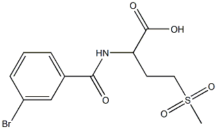 2-[(3-bromophenyl)formamido]-4-methanesulfonylbutanoic acid