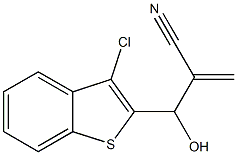 2-[(3-chloro-1-benzothiophen-2-yl)(hydroxy)methyl]prop-2-enenitrile